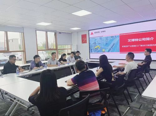 ▲2024年5月，汽车工程学院教师调研艾博特机器人企业